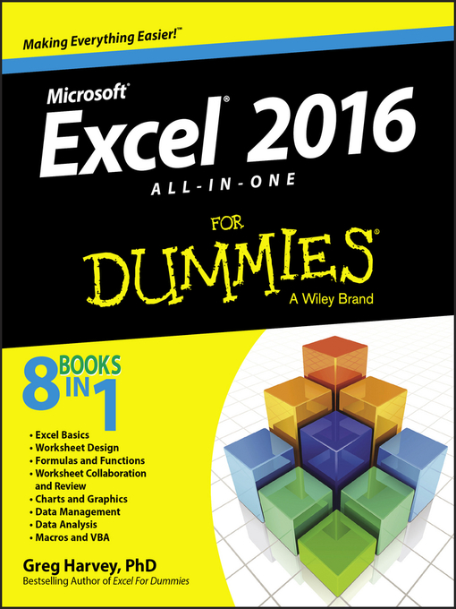 Title details for Excel 2016 All-in-One For Dummies by Greg Harvey - Available
